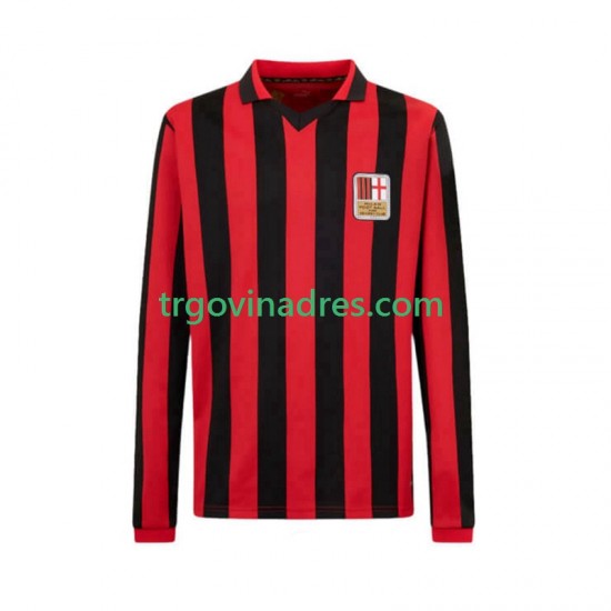 Muški Domaći Dres AC Milan 125th Anniversary 2024-2025 s Dugim Rukavima Muški Domaći Dres AC Milan 125th Anniversary 2024-2025 s Dugim Rukavima