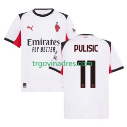 Muški Gostujući Dres AC Milan Christian Pulisic 11 2025-2026 s Kratkih Rukava Muški Gostujući Dres AC Milan Christian Pulisic 11 2025-2026 s Kratkih Rukava