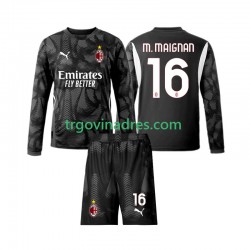 Dječji Domaći Golmanski Dres AC Milan Mike Maignan 16 2024-2025 s Dugim Rukavima Dječji Domaći Golmanski Dres AC Milan Mike Maignan 16 2024-2025 s Dugim Rukavima