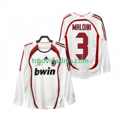 Muški Gostujući Dres AC Milan MALDINI 3 Retro 2007 2006 s Dugim Rukavima Muški Gostujući Dres AC Milan MALDINI 3 Retro 2007 2006 s Dugim Rukavima
