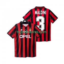 Muški Domaći Dres AC Milan MALDINI 3 Retro 1996 1997 s Kratkih Rukava Muški Domaći Dres AC Milan MALDINI 3 Retro 1996 1997 s Kratkih Rukava