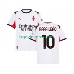 Muški Gostujući Dres AC Milan Rafael Leao 10 2025-2026 s Kratkih Rukava Muški Gostujući Dres AC Milan Rafael Leao 10 2025-2026 s Kratkih Rukava