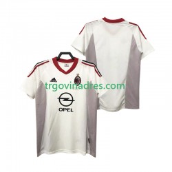Muški Gostujući Dres AC Milan Retro 2005 2004 s Kratkih Rukava Muški Gostujući Dres AC Milan Retro 2005 2004 s Kratkih Rukava