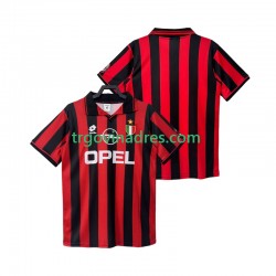 Muški Domaći Dres AC Milan Retro 1996 1997 s Kratkih Rukava Muški Domaći Dres AC Milan Retro 1996 1997 s Kratkih Rukava