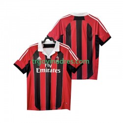 Muški Domaći Dres AC Milan Retro 2012 2013 s Kratkih Rukava Muški Domaći Dres AC Milan Retro 2012 2013 s Kratkih Rukava