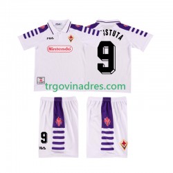 Dječji Gostujući Dres ACF Fiorentina BASTUTA 9 Retro 1998 1999 s Kratkih Rukava Dječji Gostujući Dres ACF Fiorentina BASTUTA 9 Retro 1998 1999 s Kratkih Rukava