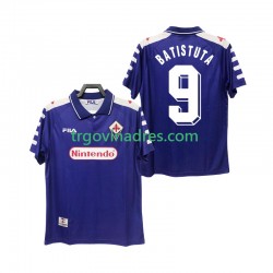 Muški Domaći Dres ACF Fiorentina BASTUTA 9 Retro 1998 1999 s Kratkih Rukava Muški Domaći Dres ACF Fiorentina BASTUTA 9 Retro 1998 1999 s Kratkih Rukava
