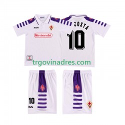 Dječji Gostujući Dres ACF Fiorentina RUI COSTA 10 Retro 1998 1999 s Kratkih Rukava Dječji Gostujući Dres ACF Fiorentina RUI COSTA 10 Retro 1998 1999 s Kratkih Rukava