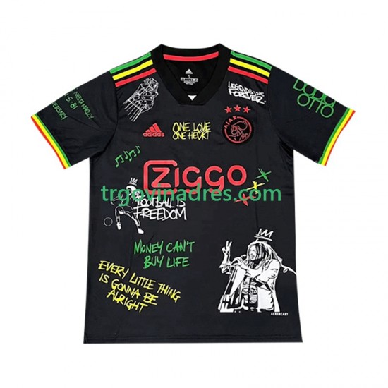 Muški Domaći Dres AFC Ajax Bob Marley Special 2025-2026 s Kratkih Rukava Muški Domaći Dres AFC Ajax Bob Marley Special 2025-2026 s Kratkih Rukava
