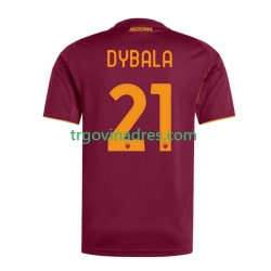 Muški Domaći Dres Roma Dybala 21 2025-2026 s Kratkih Rukava Muški Domaći Dres Roma Dybala 21 2025-2026 s Kratkih Rukava