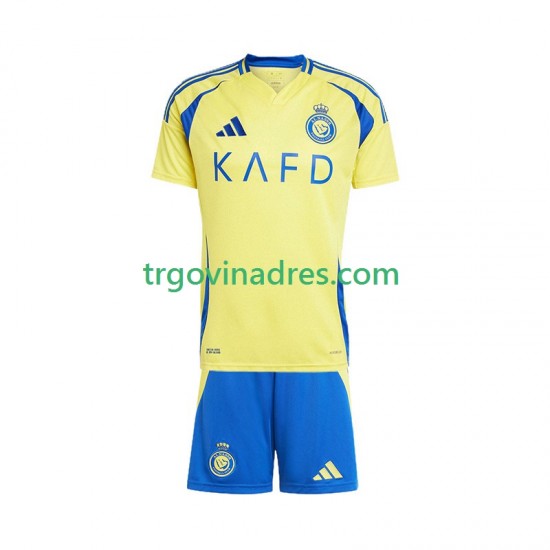 Dječji Domaći Dres Al-Nassr 2024-2025 s Kratkih Rukava Dječji Domaći Dres Al-Nassr 2024-2025 s Kratkih Rukava