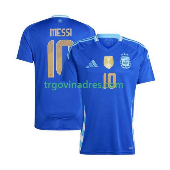 Muški Gostujući Dres Argentina Lionel Messi 10 Copa America 2024 s Kratkih Rukava Muški Gostujući Dres Argentina Lionel Messi 10 Copa America 2024 s Kratkih Rukava