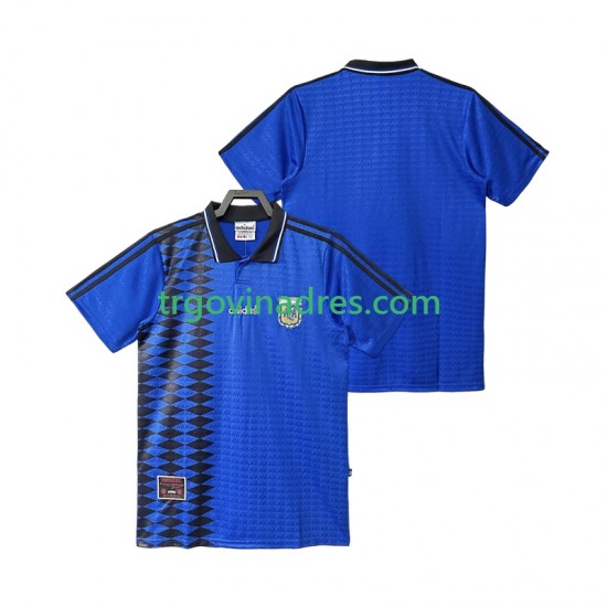 Muški Gostujući Dres Argentina Retro 1994 s Kratkih Rukava Muški Gostujući Dres Argentina Retro 1994 s Kratkih Rukava