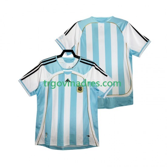 Muški Domaći Dres Argentina Retro 2014 s Kratkih Rukava Muški Domaći Dres Argentina Retro 2014 s Kratkih Rukava