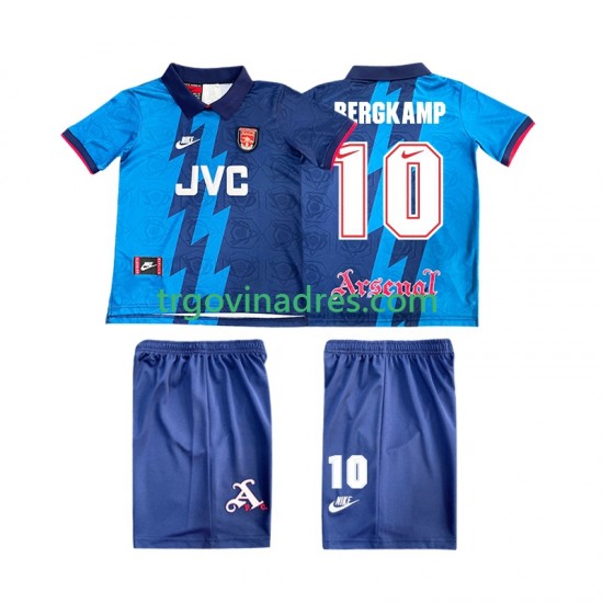 Dječji Gostujući Dres Arsenal BERGKAMP 10 Retro 1995 1996 s Kratkih Rukava Dječji Gostujući Dres Arsenal BERGKAMP 10 Retro 1995 1996 s Kratkih Rukava