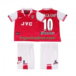 Dječji Domaći Dres Arsenal BERGKAMP 10 Retro 1996 1997 s Kratkih Rukava Dječji Domaći Dres Arsenal BERGKAMP 10 Retro 1996 1997 s Kratkih Rukava
