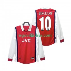 Muški Domaći Dres Arsenal BERGKAMP 10 Retro 1998 1999 s Dugim Rukavima Muški Domaći Dres Arsenal BERGKAMP 10 Retro 1998 1999 s Dugim Rukavima