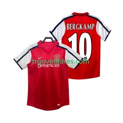 Muški Domaći Dres Arsenal BERGKAMP 10 Retro 2001 2002 s Kratkih Rukava Muški Domaći Dres Arsenal BERGKAMP 10 Retro 2001 2002 s Kratkih Rukava