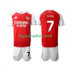 Dječji Domaći Dres Arsenal Bukayo Saka 7 2025-2026 s Kratkih Rukava Dječji Domaći Dres Arsenal Bukayo Saka 7 2025-2026 s Kratkih Rukava