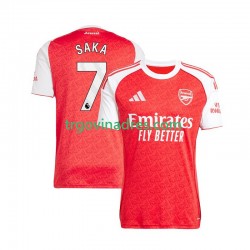 Muški Domaći Dres Arsenal Bukayo Saka 7 2025-2026 s Kratkih Rukava Muški Domaći Dres Arsenal Bukayo Saka 7 2025-2026 s Kratkih Rukava