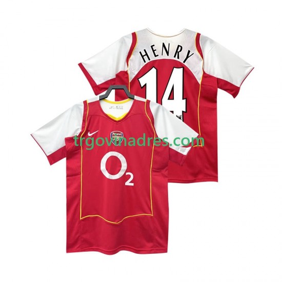 Muški Domaći Dres Arsenal Henry 14 Retro 2005 2004 s Kratkih Rukava Muški Domaći Dres Arsenal Henry 14 Retro 2005 2004 s Kratkih Rukava