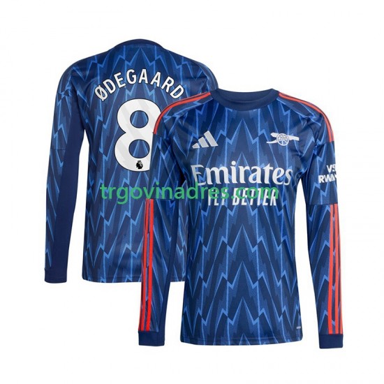Muški Gostujući Dres Arsenal Martin Odegaard 8 2025-2026 s Dugim Rukavima Muški Gostujući Dres Arsenal Martin Odegaard 8 2025-2026 s Dugim Rukavima
