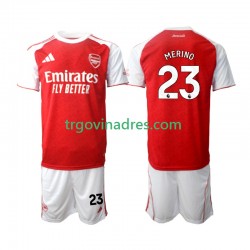 Dječji Domaći Dres Arsenal Merino 23 2025-2026 s Kratkih Rukava Dječji Domaći Dres Arsenal Merino 23 2025-2026 s Kratkih Rukava