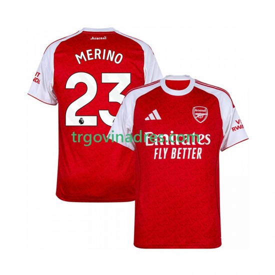 Muški Domaći Dres Arsenal Merino 23 2025-2026 s Kratkih Rukava Muški Domaći Dres Arsenal Merino 23 2025-2026 s Kratkih Rukava