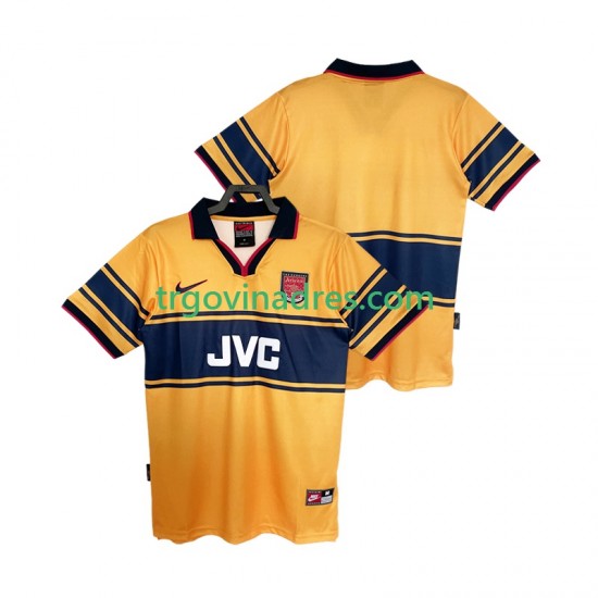 Muški Gostujući Dres Arsenal Retro 1997 1999 s Kratkih Rukava Muški Gostujući Dres Arsenal Retro 1997 1999 s Kratkih Rukava