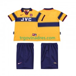 Dječji Gostujući Dres Arsenal Retro 1997 1999 s Kratkih Rukava Dječji Gostujući Dres Arsenal Retro 1997 1999 s Kratkih Rukava