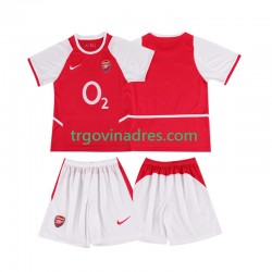 Dječji Domaći Dres Arsenal Retro 2003 2002 s Kratkih Rukava Dječji Domaći Dres Arsenal Retro 2003 2002 s Kratkih Rukava