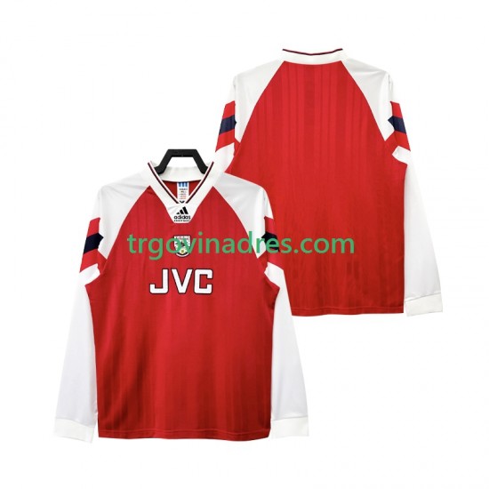 Muški Domaći Dres Arsenal Retro 192 1994 s Dugim Rukavima Muški Domaći Dres Arsenal Retro 192 1994 s Dugim Rukavima