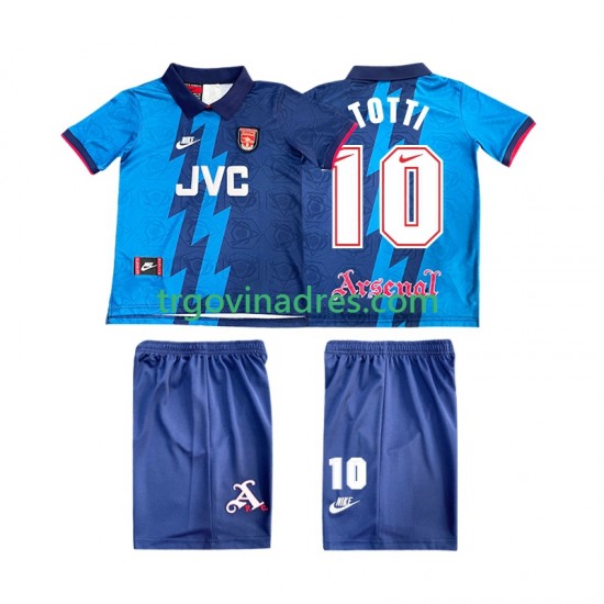 Dječji Gostujući Dres Arsenal TOTTI 10 Retro 1995 1996 s Kratkih Rukava Dječji Gostujući Dres Arsenal TOTTI 10 Retro 1995 1996 s Kratkih Rukava