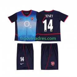 Dječji Gostujući Dres Arsenal Thierry Henry 14 Retro 2004 2002 s Kratkih Rukava Dječji Gostujući Dres Arsenal Thierry Henry 14 Retro 2004 2002 s Kratkih Rukava