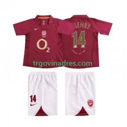 Dječji Domaći Dres Arsenal Thierry Henry 14 Retro 2005 2006 s Kratkih Rukava Dječji Domaći Dres Arsenal Thierry Henry 14 Retro 2005 2006 s Kratkih Rukava