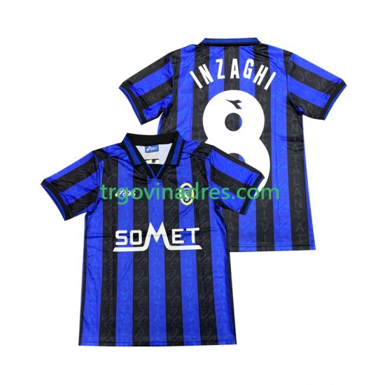 Muški Domaći Dres Atalanta INZAGHI 8 1996 1997 s Kratkih Rukava Muški Domaći Dres Atalanta INZAGHI 8 1996 1997 s Kratkih Rukava