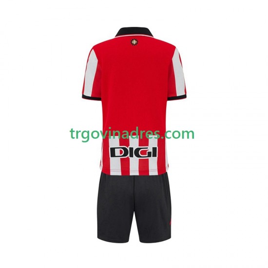 Dječji Domaći Dres Athletic Bilbao 2025-2026 s Kratkih Rukava
