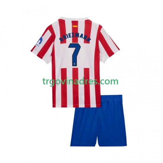 Dječji Domaći Dres Atlético Madrid Antoine Griezmann 7 2025-2026 s Kratkih Rukava