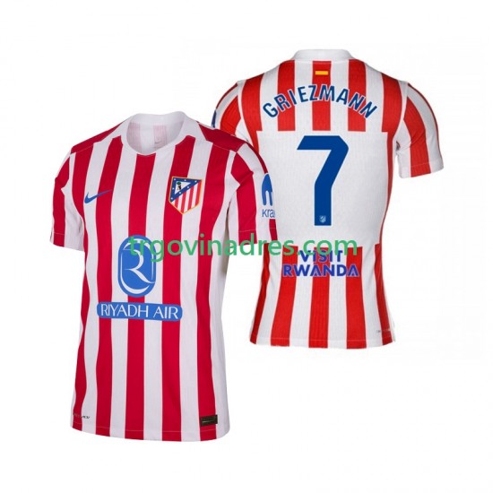 Muški Domaći Dres Atlético Madrid Antoine Griezmann 7 2025-2026 s Kratkih Rukava Muški Domaći Dres Atlético Madrid Antoine Griezmann 7 2025-2026 s Kratkih Rukava