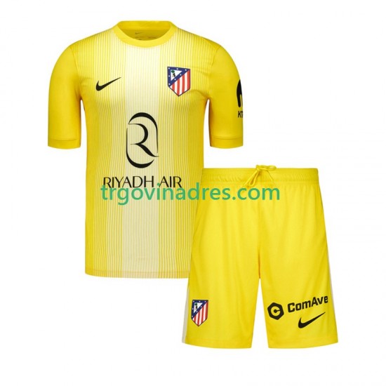 Dječji Domaći Golmanski Dres Atlético Madrid 2025-2026 s Kratkih Rukava Dječji Domaći Golmanski Dres Atlético Madrid 2025-2026 s Kratkih Rukava