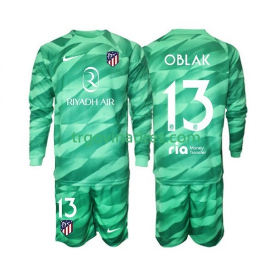 Dječji Gostujući Golmanski Dres Atlético Madrid Jan Oblak 13 2023-2024 s Dugim Rukavima Dječji Gostujući Golmanski Dres Atlético Madrid Jan Oblak 13 2023-2024 s Dugim Rukavima
