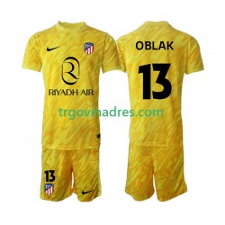 Dječji Treći Golmanski Dres Atlético Madrid Jan Oblak 13 2024-2025 s Kratkih Rukava Dječji Treći Golmanski Dres Atlético Madrid Jan Oblak 13 2024-2025 s Kratkih Rukava