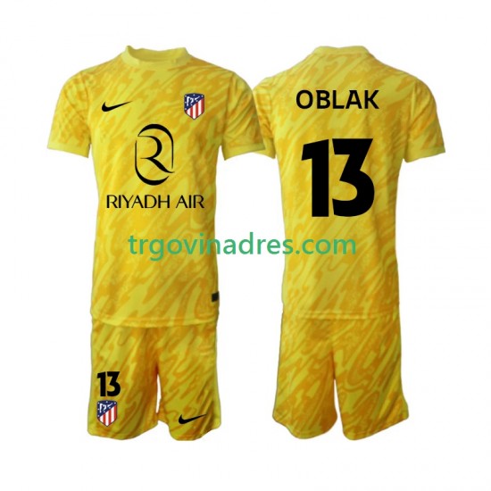 Dječji Treći Golmanski Dres Atlético Madrid Jan Oblak 13 2024-2025 s Kratkih Rukava Dječji Treći Golmanski Dres Atlético Madrid Jan Oblak 13 2024-2025 s Kratkih Rukava