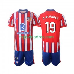 Dječji Domaći Dres Atlético Madrid J.Alvarez 19 2024-2025 s Kratkih Rukava Dječji Domaći Dres Atlético Madrid J.Alvarez 19 2024-2025 s Kratkih Rukava