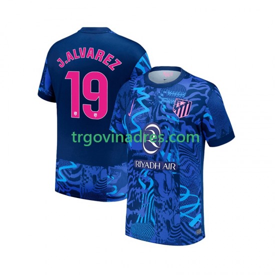 Muški Treći Dres Atlético Madrid Julian Alvarez 19 2024-2025 s Kratkih Rukava Muški Treći Dres Atlético Madrid Julian Alvarez 19 2024-2025 s Kratkih Rukava