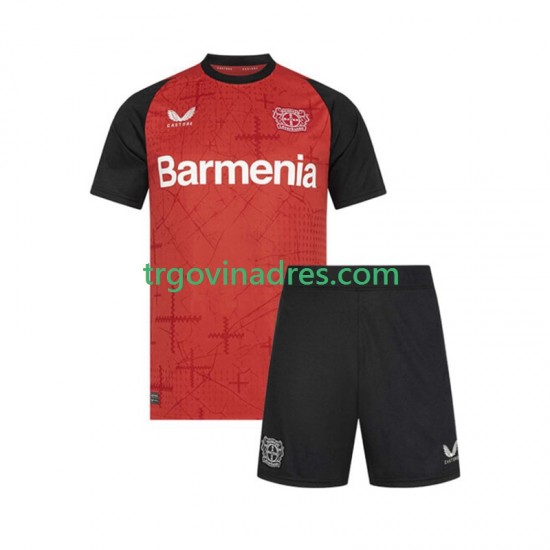 Dječji Domaći Dres Bayer 04 Leverkusen 2024-2025 s Kratkih Rukava Dječji Domaći Dres Bayer 04 Leverkusen 2024-2025 s Kratkih Rukava