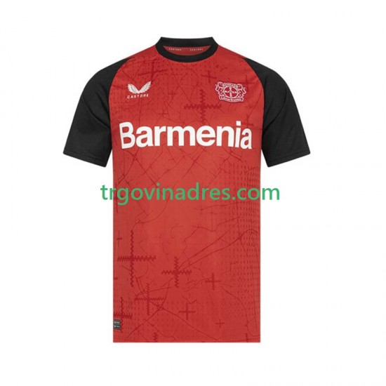 Muški Domaći Dres Bayer 04 Leverkusen 2024-2025 s Kratkih Rukava Muški Domaći Dres Bayer 04 Leverkusen 2024-2025 s Kratkih Rukava