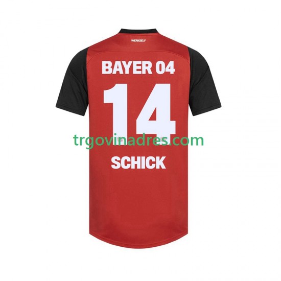 Muški Domaći Dres Bayer 04 Leverkusen Patrik Schick 14 2024-2025 s Kratkih Rukava Muški Domaći Dres Bayer 04 Leverkusen Patrik Schick 14 2024-2025 s Kratkih Rukava
