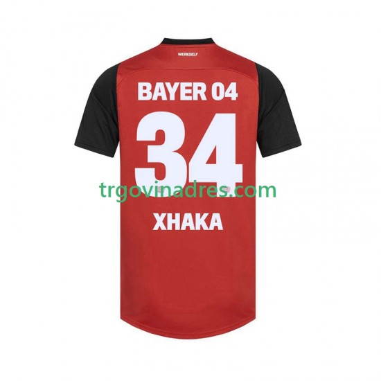 Muški Domaći Dres Bayer 04 Leverkusen XHAKA 34 2024-2025 s Kratkih Rukava Muški Domaći Dres Bayer 04 Leverkusen XHAKA 34 2024-2025 s Kratkih Rukava