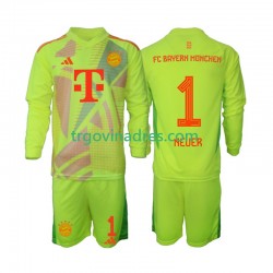 Dječji Domaći Golmanski Dres FC Bayern München Manuel Neuer 1 2024-2025 s Dugim Rukavima Dječji Domaći Golmanski Dres FC Bayern München Manuel Neuer 1 2024-2025 s Dugim Rukavima